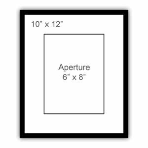 Frame- Mockup 10" x 12"
Mount/Mat 8" x 12"