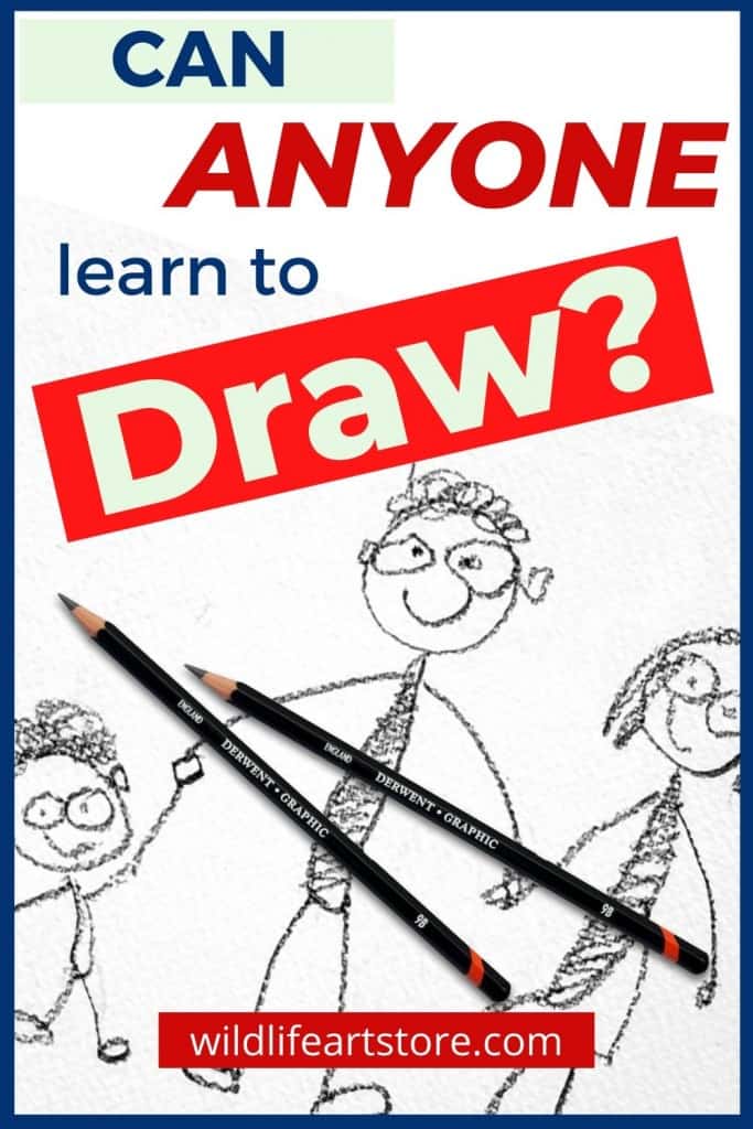 Can anyone learn to draw. A childs stick figure drawing for pinterest