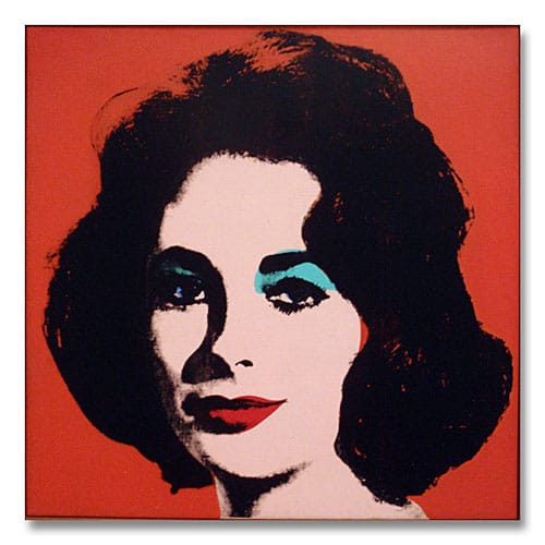 Elizabeth Taylor by Andy Warhol original art or rip-off?