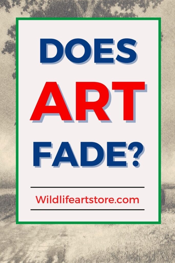 Does Art Fade? Does Pencil Fade? Do Paintings Fade? 