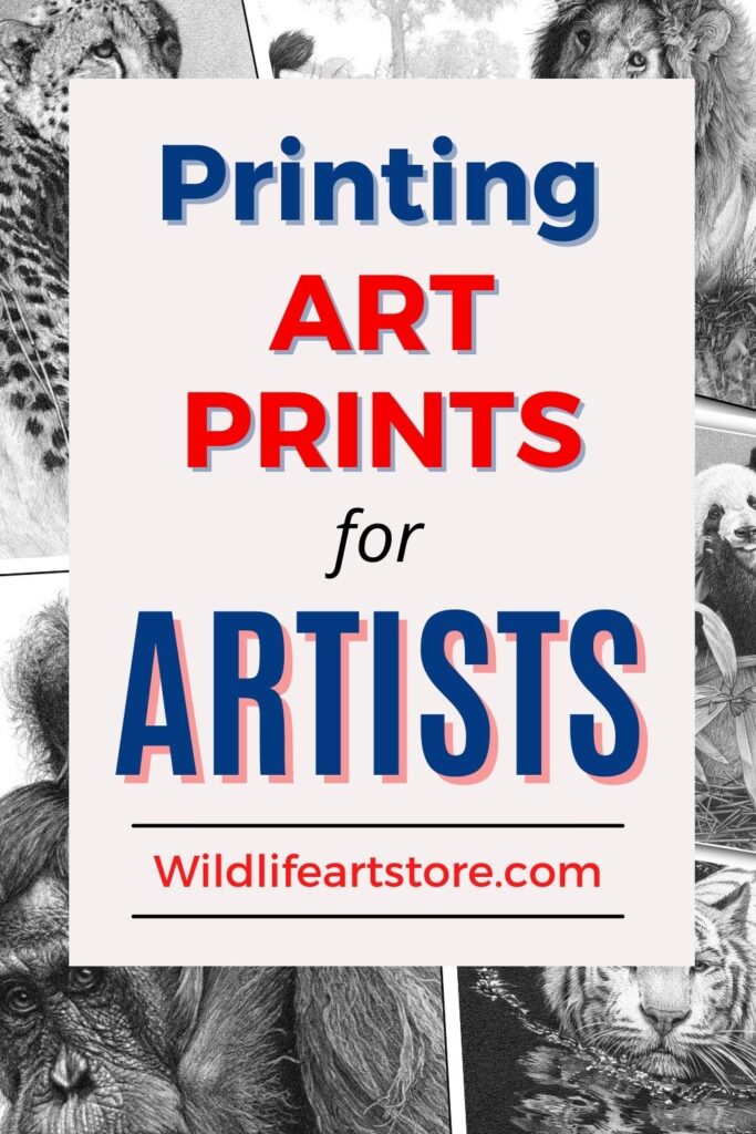 How to make prints of your art. Pinterest Pin