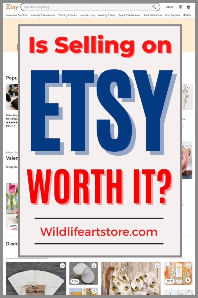 Is selling on Etsy worth it? Pinterest Pin