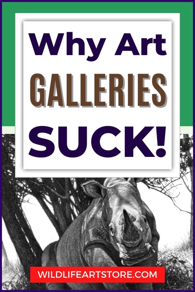 Selling your art in galleries. Is it worth it? The truth told