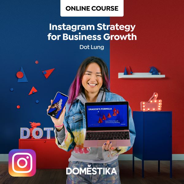 instagram strategy for buisiness growth. A Domestika course.