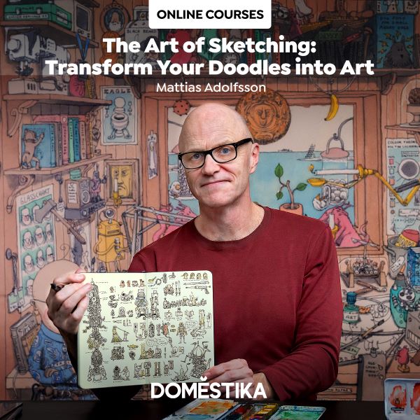 The art of sketching transform your doodle into art. A skillshare course