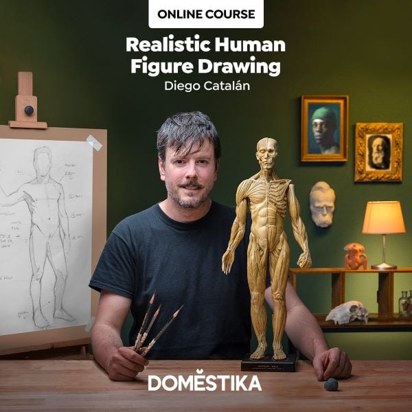 Realistic human figure