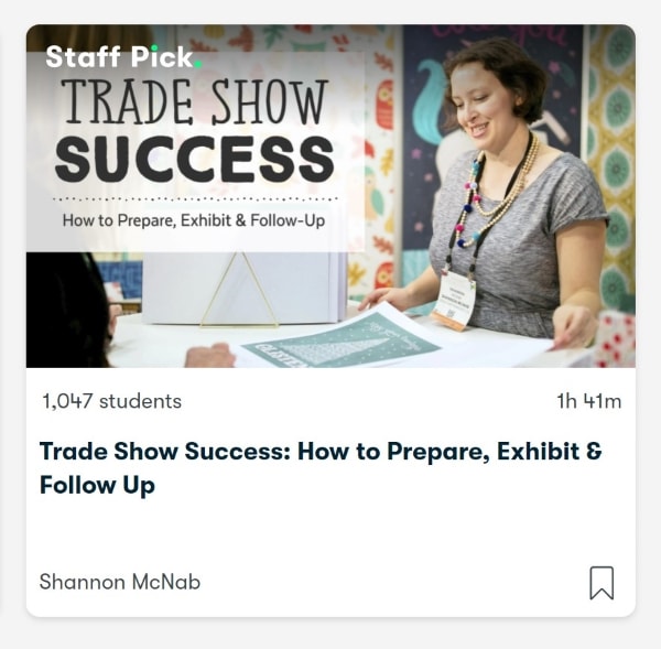Trade show success How to prepare exhibit and follow up. A skillshare class