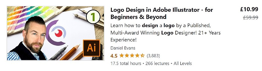 Logo design in Adobe illustrator - for beginners and beyond