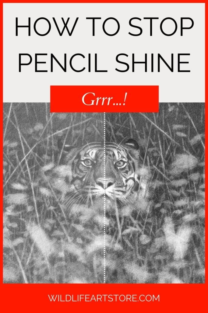 9 ways to stop pencil shine. Pinterest pin