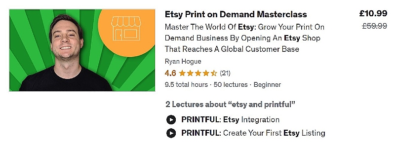 Etsy Print on Demand masterclass