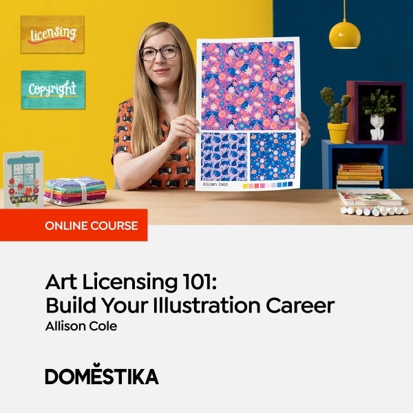 art licensing 101 by Allison Cole on Domestika