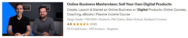 Online business masterclass: Sell your own Digital Products on Udemy